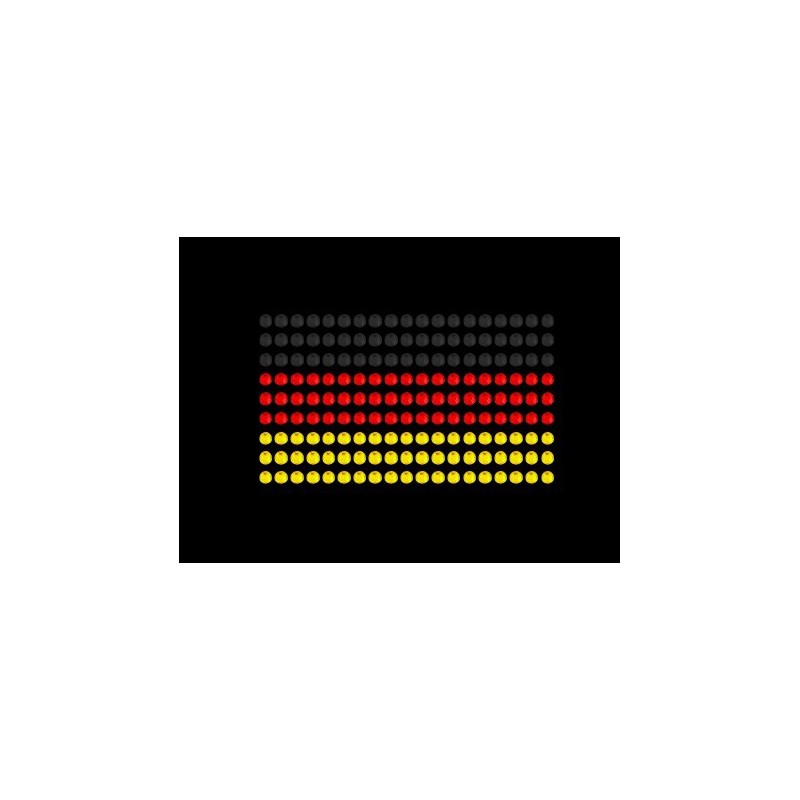 Nažehlovací aplikace CS228 vlajka Německo
