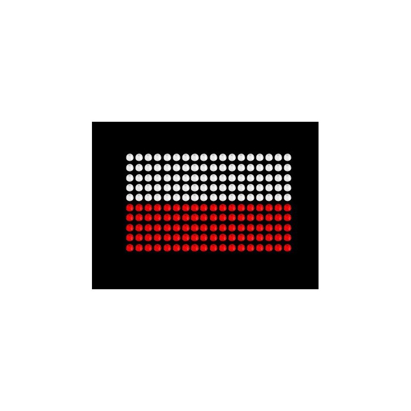 Nažehlovací aplikace CS227 vlajka Polsko