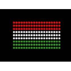 Nažehlovací aplikace CS230 vlajka Maďarsko