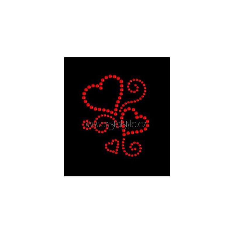 Nažehlovací aplikace CS464 srdce