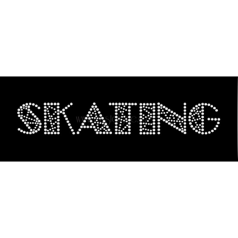 Nažehlovací aplikace CS526 nápis Skating