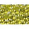 Kovové hot-fix kamínky Octagony barva CITRONOVĚ ŽLUTÁ průměr 3 mm