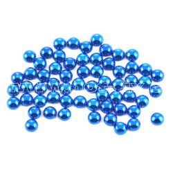 Sada hot-fix perel barva MODRÁ - 2 mm, 3 mm, 4 mm, 5 mm