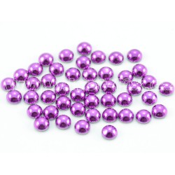 Sada hot-fix perel barva FIALOVÁ - 2 mm, 3 mm, 4 mm, 5 mm