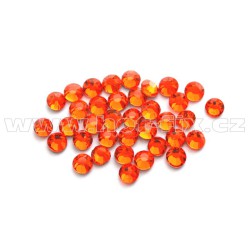 Sada hot-fix celobroušených kamínků 104 Orange vel. SS6, SS10, SS16, SS20