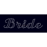 Nažehlovací aplikace CS467 nápis Bride