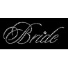 Nažehlovací aplikace CS359 nápis Bride