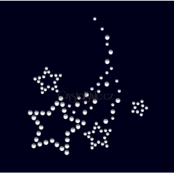 Nažehlovací aplikace CS669 hvězdy