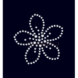 Nažehlovací aplikace CS722 květ