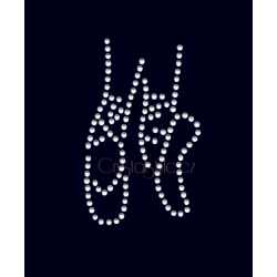 Nažehlovací aplikace CS1086 baletní špičky