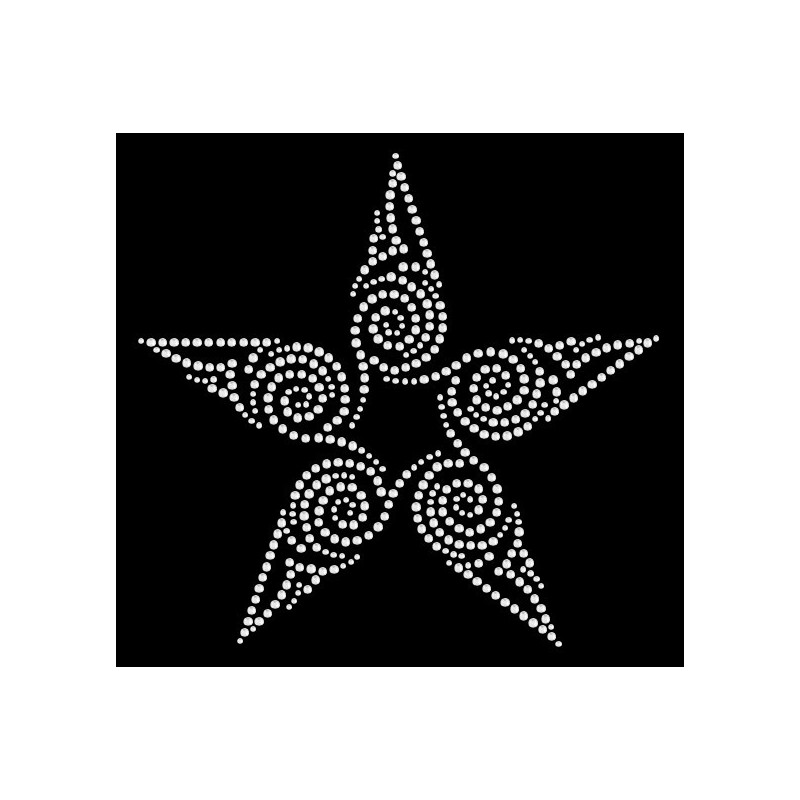 Nažehlovací aplikace CS087 tribal hvězda