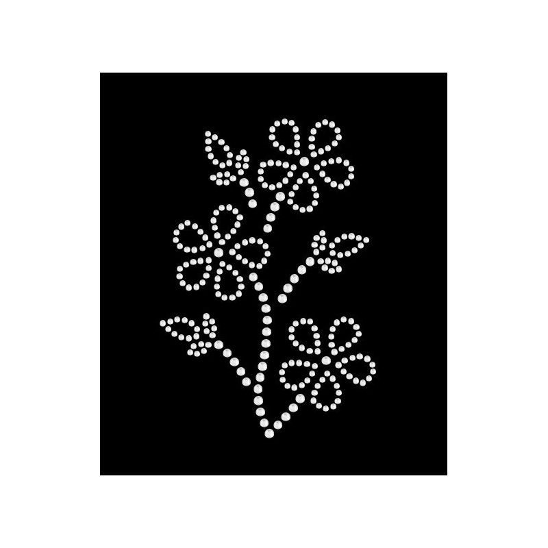 Nažehlovací aplikace CS081 květina