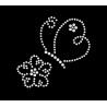 Nažehlovací aplikace CS202 motýl a květina