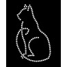 Nažehlovací aplikace CS346 kočka