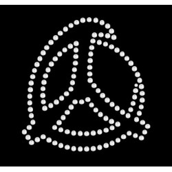 Nažehlovací aplikace CS124 symbol PEACE