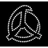 Nažehlovací aplikace CS124 symbol PEACE