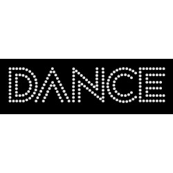Nažehlovací aplikace CS200 nápis DANCE