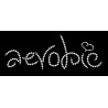Nažehlovací aplikace CS147 nápis Aerobic