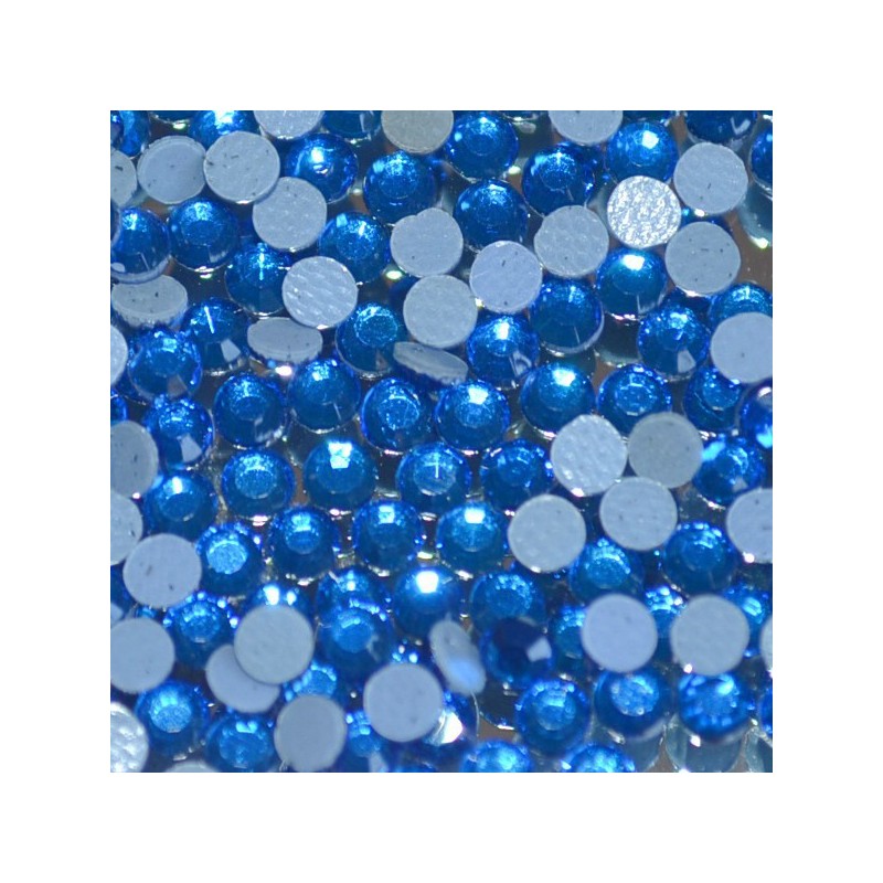 Skleněné hot-fix kamínky barva Capri blue velikost SS6