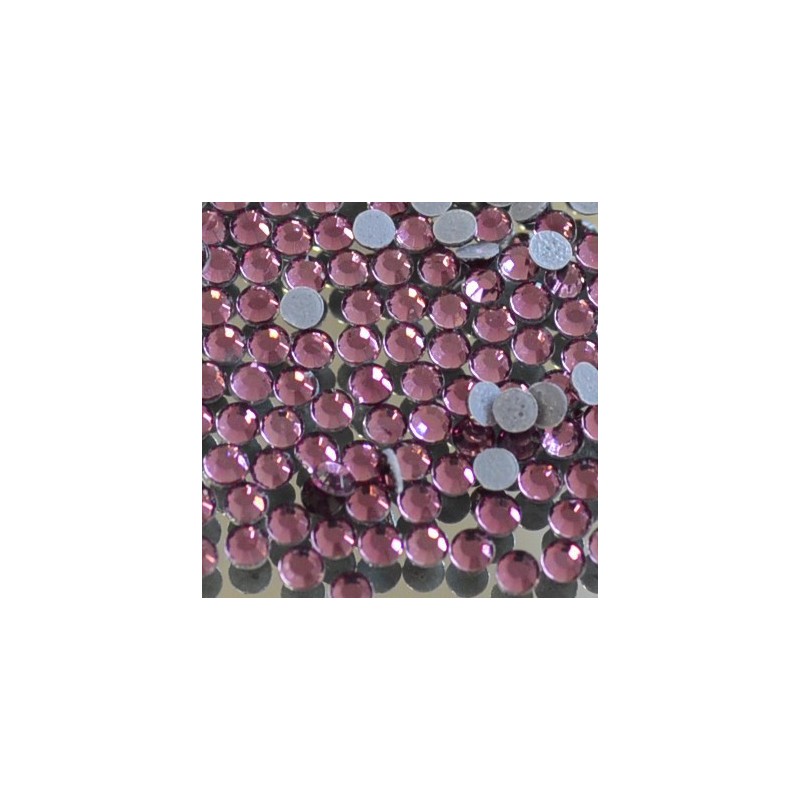 Skleněné hot-fix kamínky barva Amethyst velikost SS10